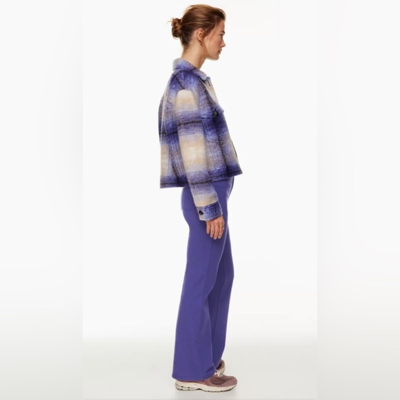 Wilfred Aritzia Autumn shirt jacket violet mohair - Picture 3 of 12